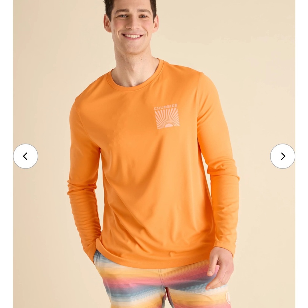 Chubbies Sun Crewneck Shirt The Golden Hour